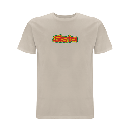 Sista Large logo, embroidered T-shirt