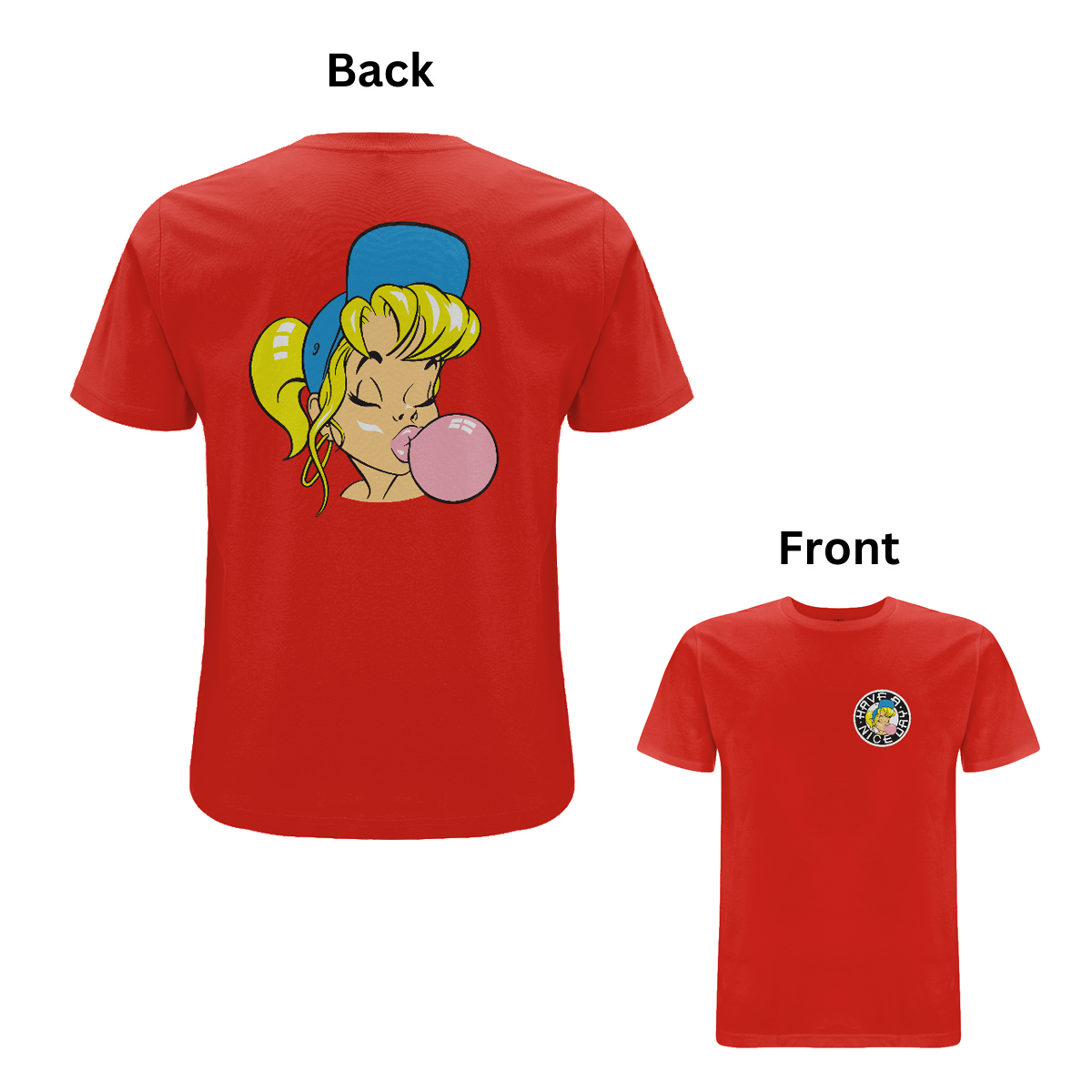 Shurl the Girl Front and Back Print T-Shirt UNISEX