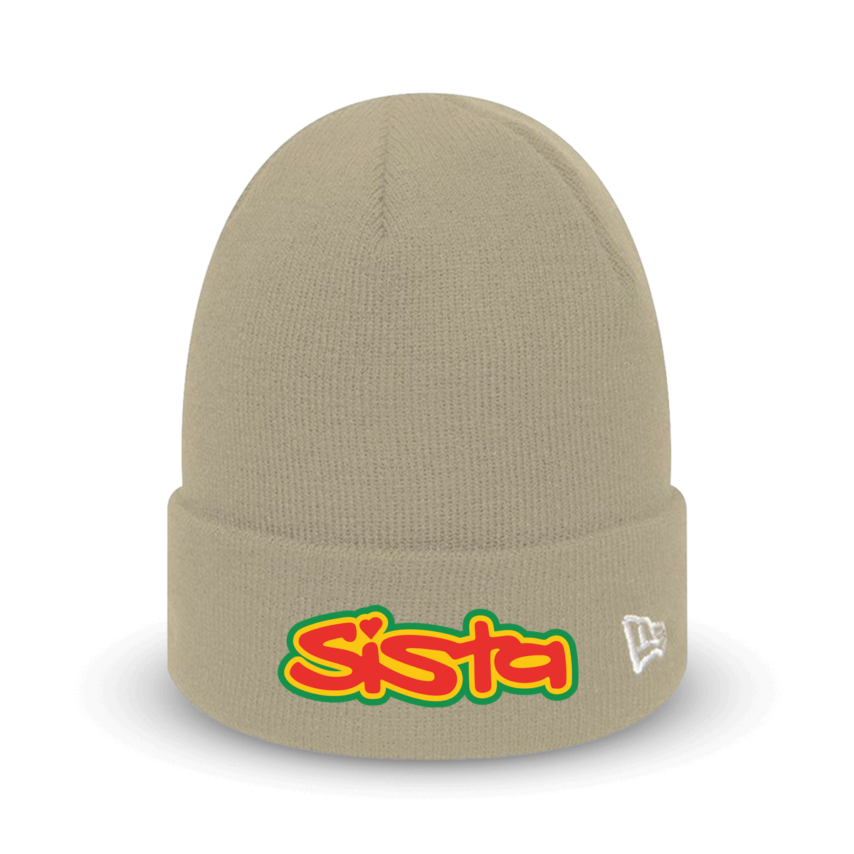 SISTA embroidered script X New Era beanie