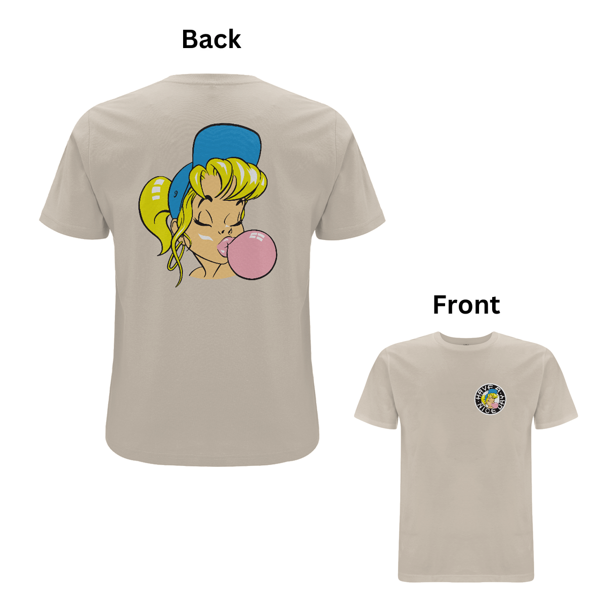 Shurl the Girl Front and Back Print T-Shirt UNISEX