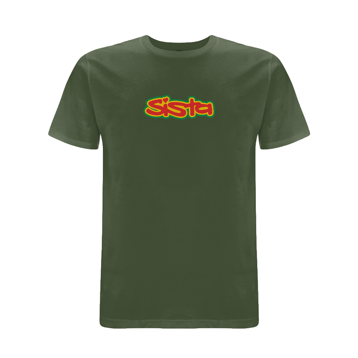 Sista Large logo, embroidered T-shirt