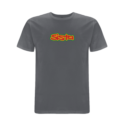 Sista Large logo, embroidered T-shirt