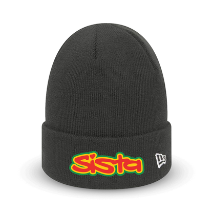 SISTA embroidered script X New Era beanie