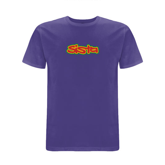 Sista Large logo, embroidered T-shirt