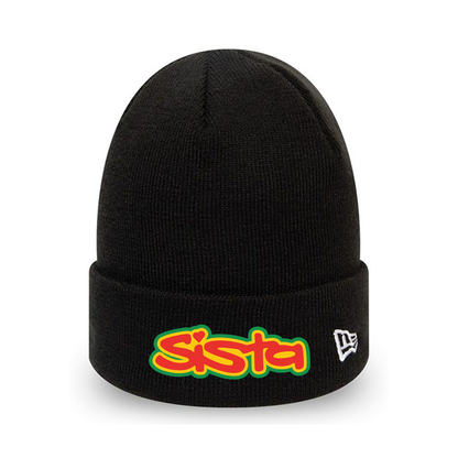 SISTA embroidered script X New Era beanie