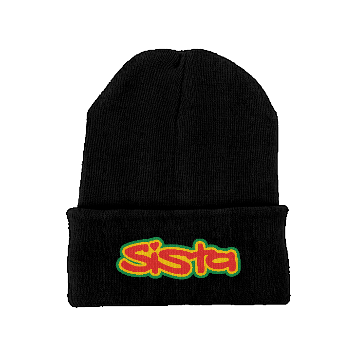 Sista Embroidered Logo Original cuffed long beanie