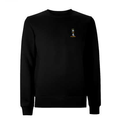 Dready Walking Man Embroidered Sweatshirt