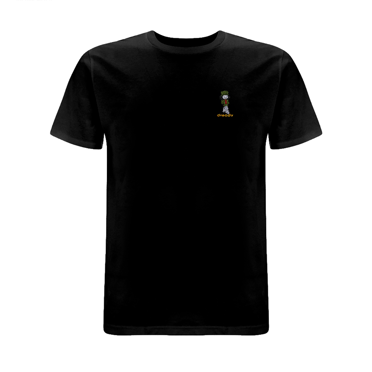 Dready Walking Man Embroidered T-Shirt