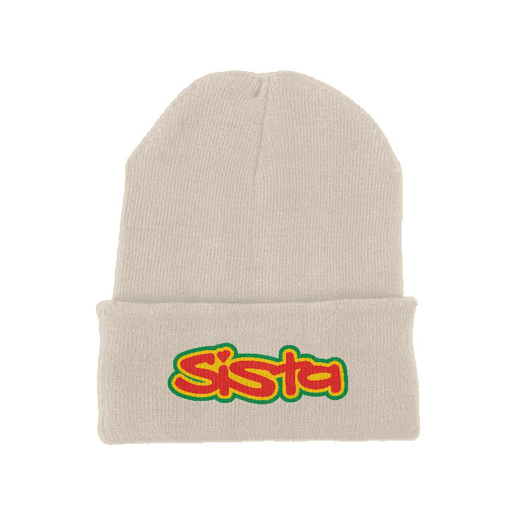 Sista Embroidered Logo Original cuffed long beanie