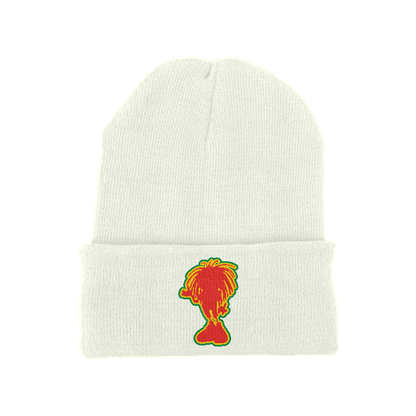 Sista Embroidered Silhouette Original cuffed long beanie