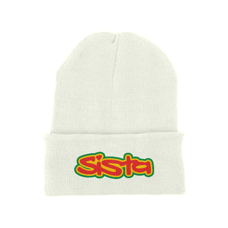 Sista Embroidered Logo Original cuffed long beanie