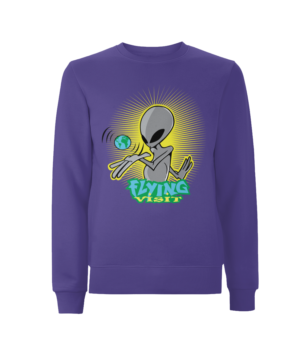 Flying Visit Whole World Sweat Shirt