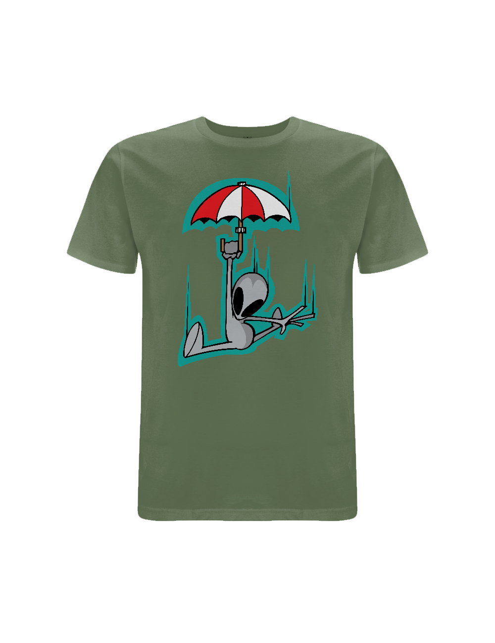 Flying Visit Umbrella T-shirt