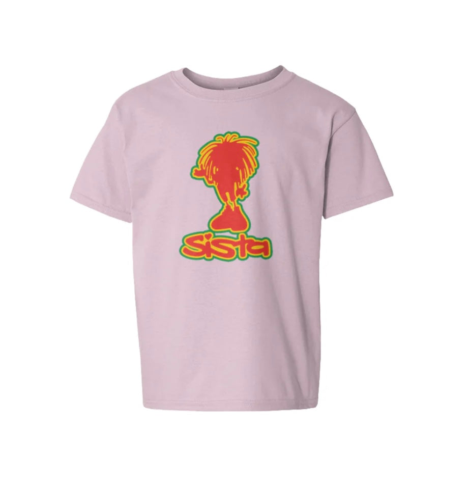 Sista Large Silhouette Front Print T-Shirt