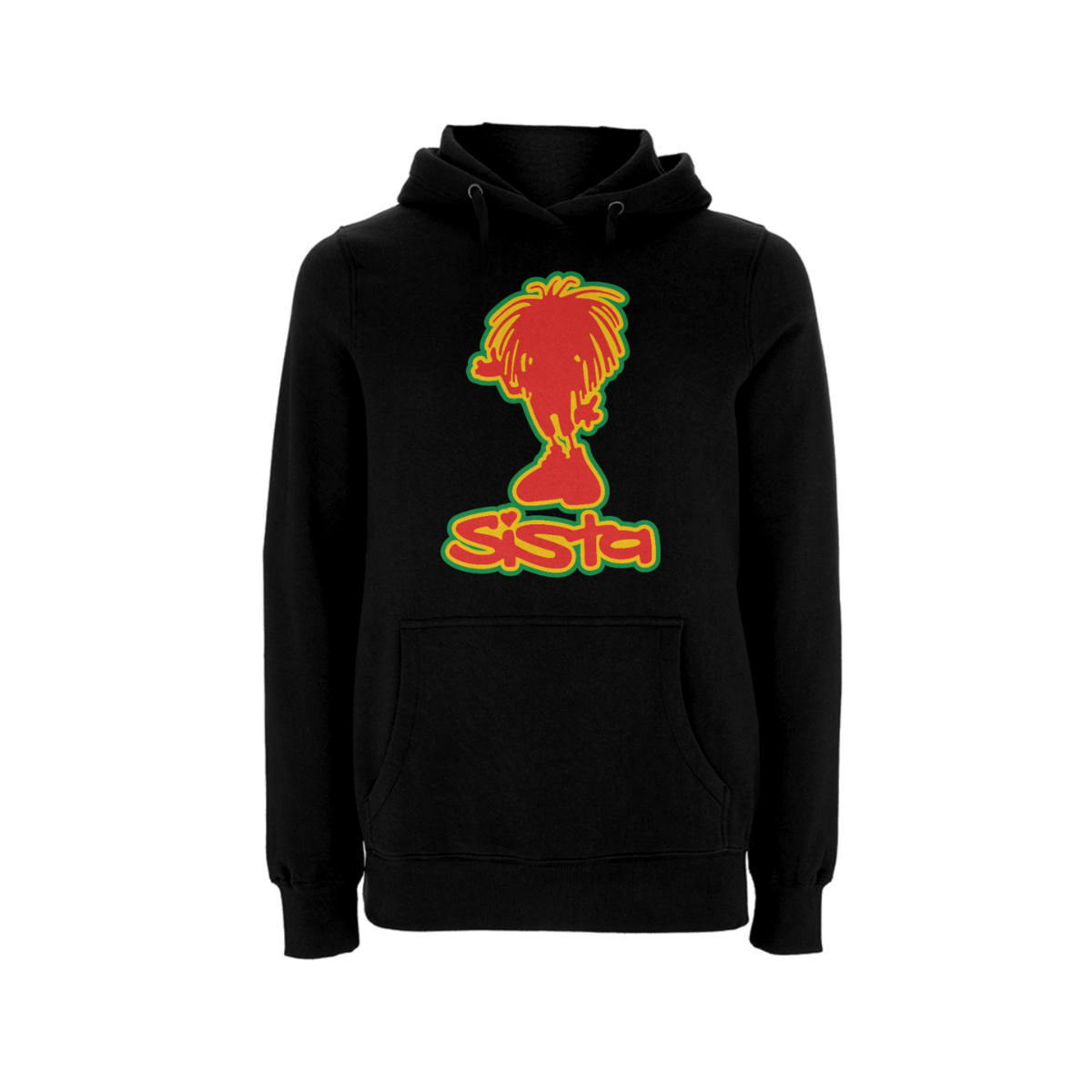 Sista Silhouette Front Print Hood