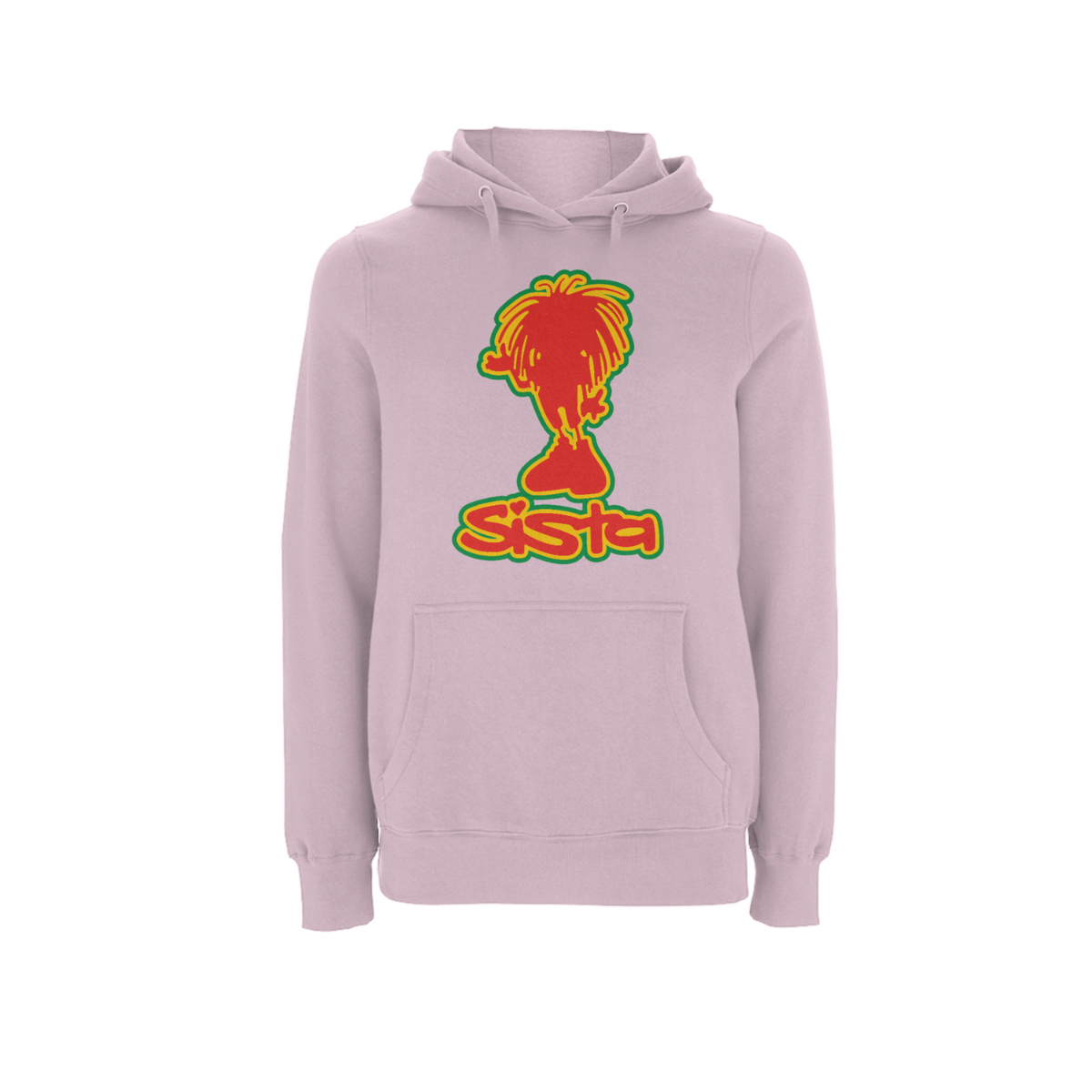 Sista Silhouette Front Print Hood