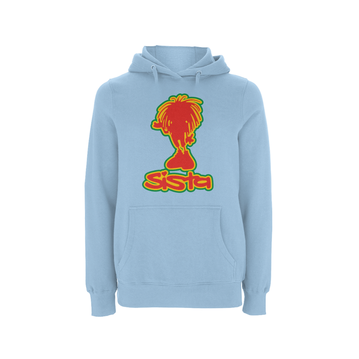 Sista Silhouette Front Print Hood