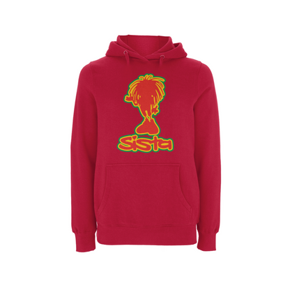 Sista Silhouette Front Print Hood