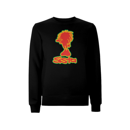 Sista Silhouette front print Sweatshirt