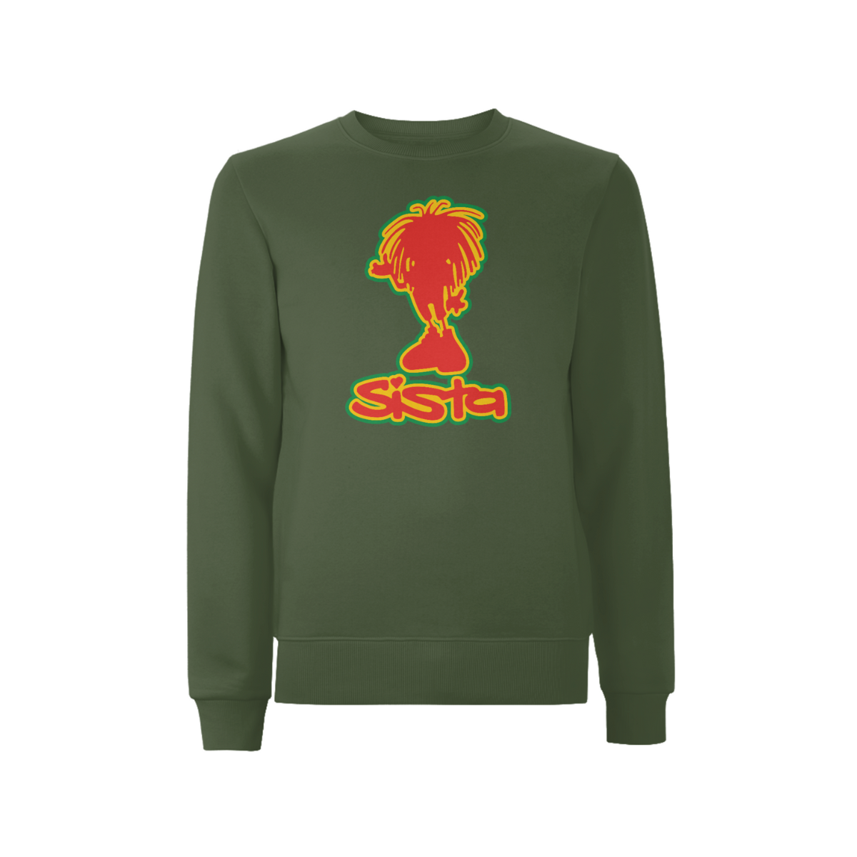 Sista Silhouette front print Sweatshirt