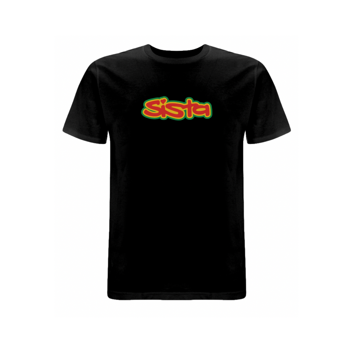 Sista Large logo front print t-shirt