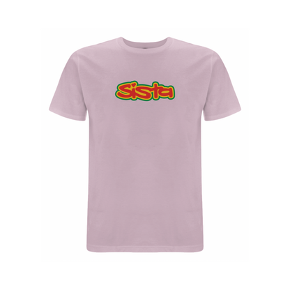 Sista Large logo front print t-shirt