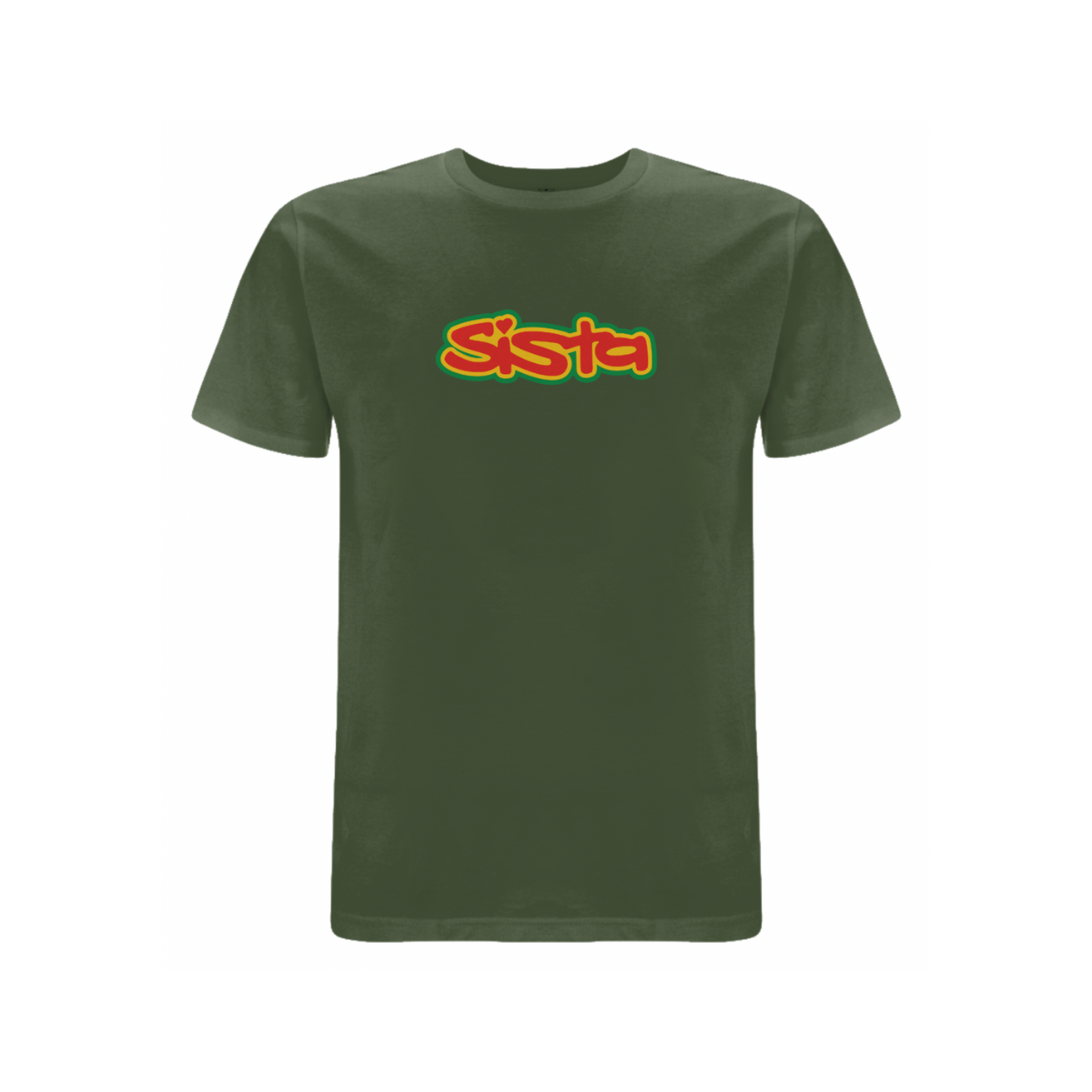 Sista Large logo front print t-shirt