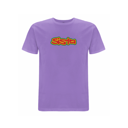 Sista Large logo front print t-shirt