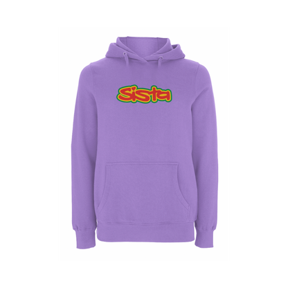 Sista Large Logo Front Print Hood