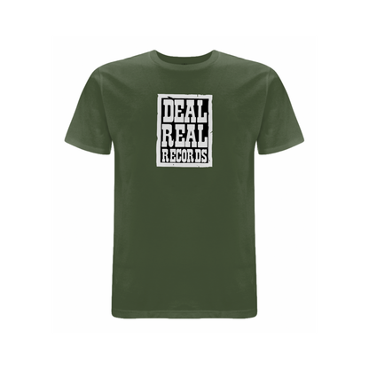 Handspun Records Deal Real Front Print T-Shirt