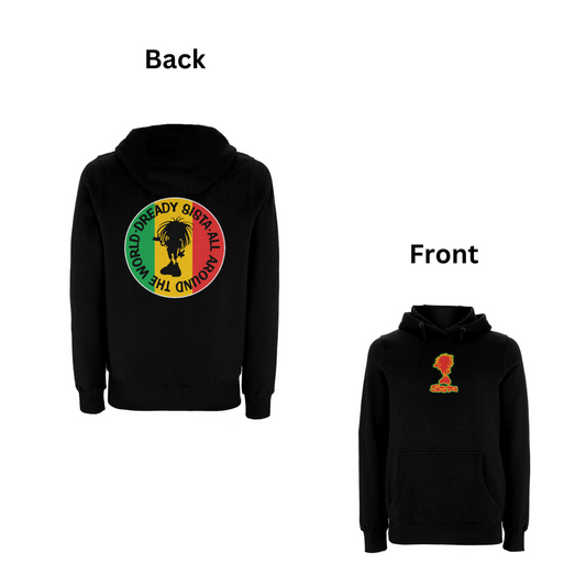 Global Sista front & Back Print Hoodie