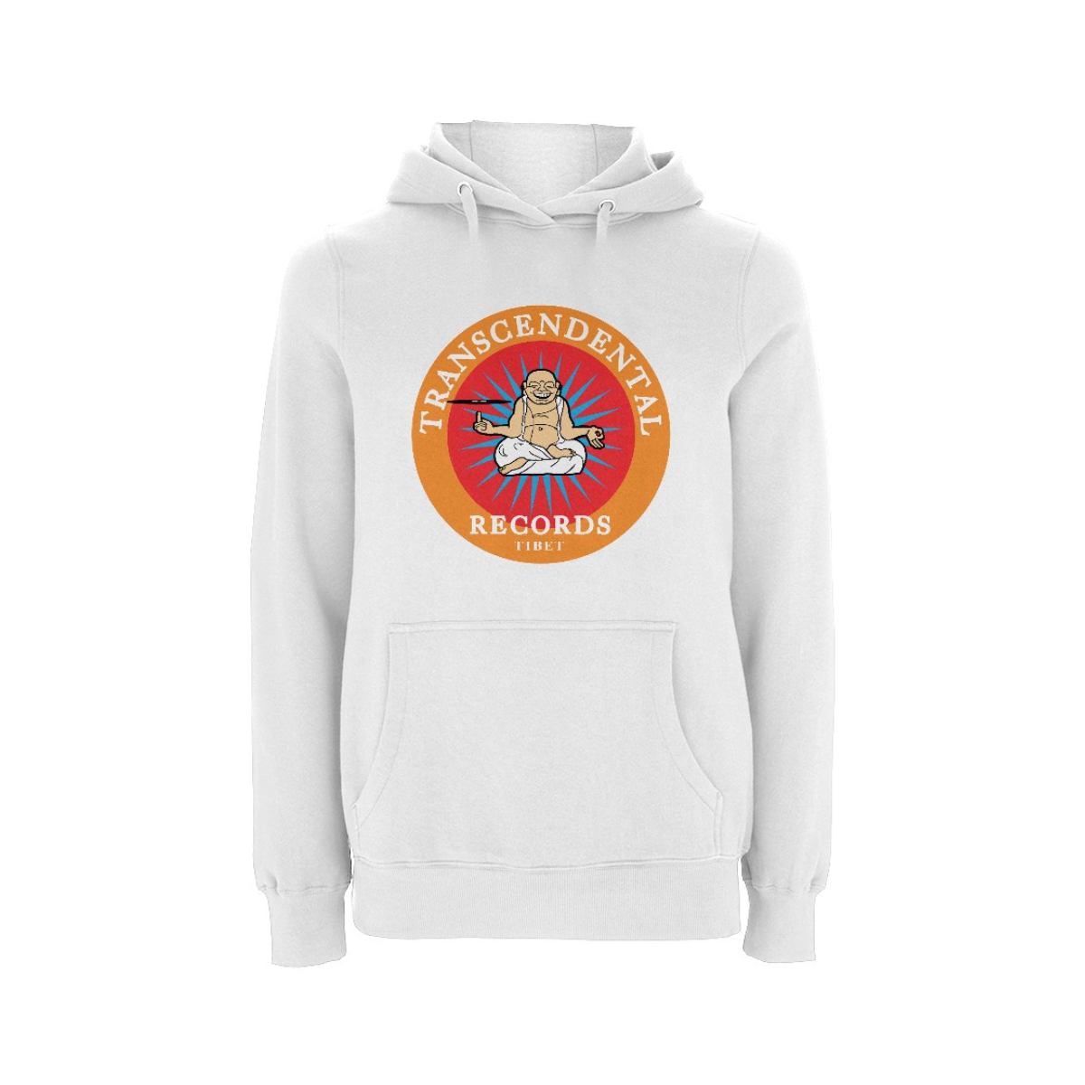 Handspun Records Front Print Transcendental Logo Hoody