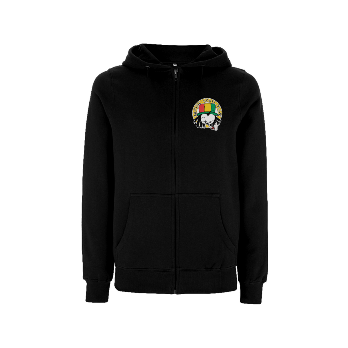 Dready Culture Roots & Peace Small Logo Zip Hood